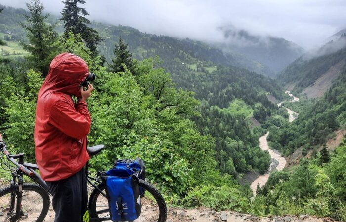 Radtour Adscharien - Blick auf Tal