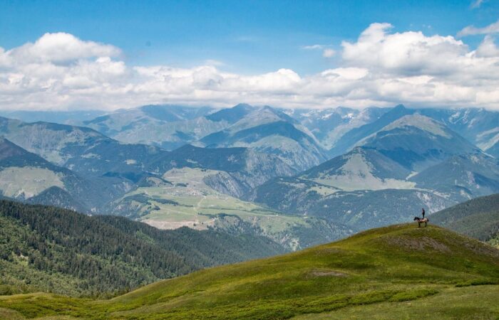 Landschaft in National Park Tuschetien