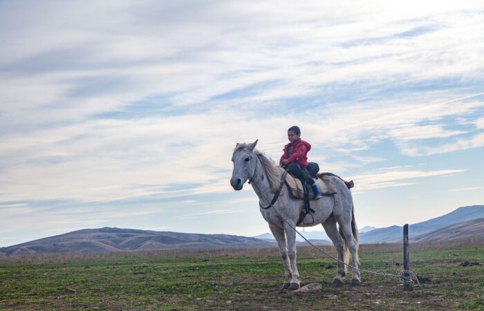 Ein junger Reiter - Reittour Waschlowani