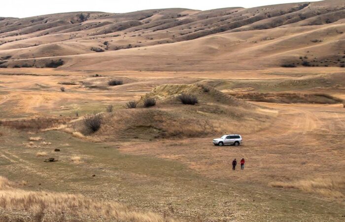 in Steppen - Jeep Tour Tuschetien und Waschlowani