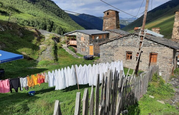 A guesthouse in Ushguli