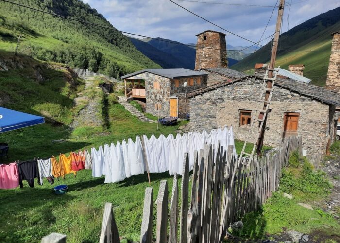 A guesthouse in Ushguli