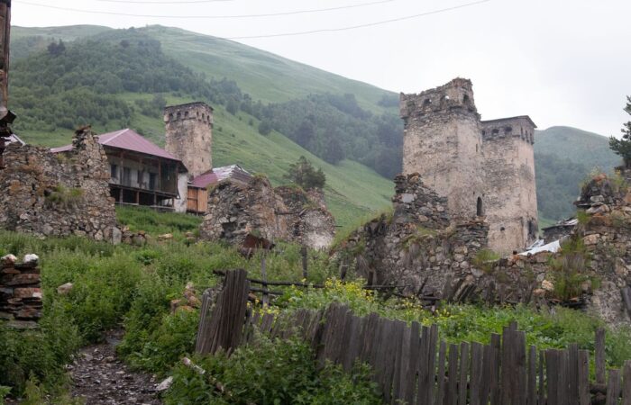 Hadischi village in Svaneti