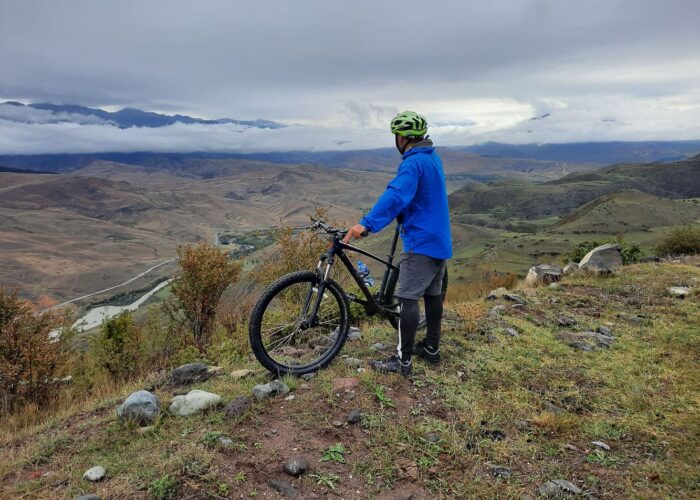 View on Kura Valley - Bicycle Tour in Georgia
