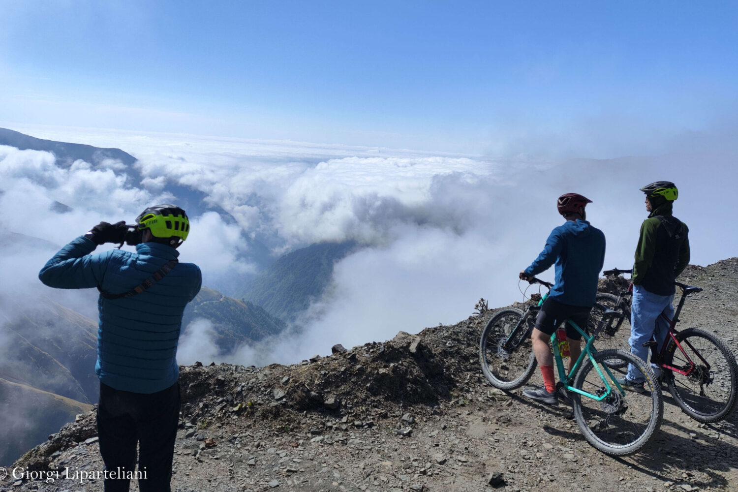 Sicht auf dem Abano Pass