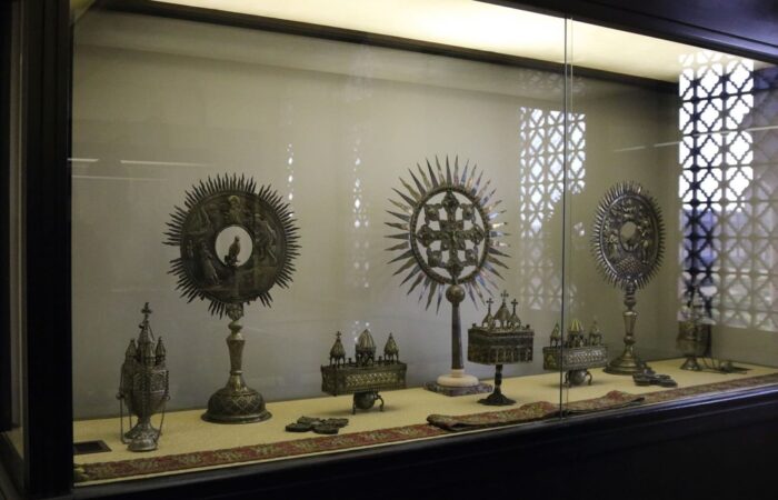 Kirchen Ausstellung in Etschmiadzin in Armenen