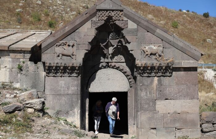 Karavanserei auf dem Selip Pass in Armenien