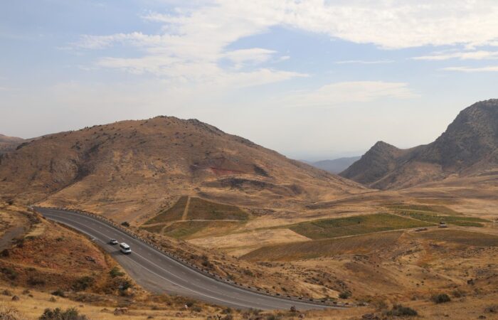 Landschaft in Armenien im Kaleinen Kaukasus