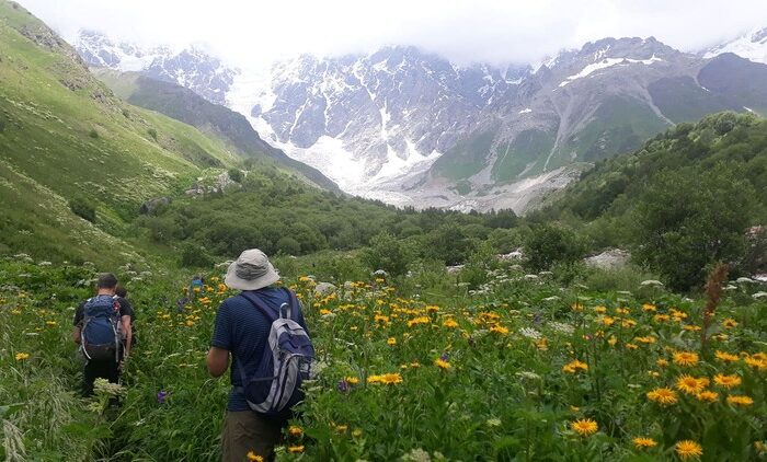 Through the Shkhara Valley in Ushguli