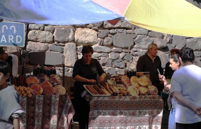 Süssigkeiten Händler in Armenien