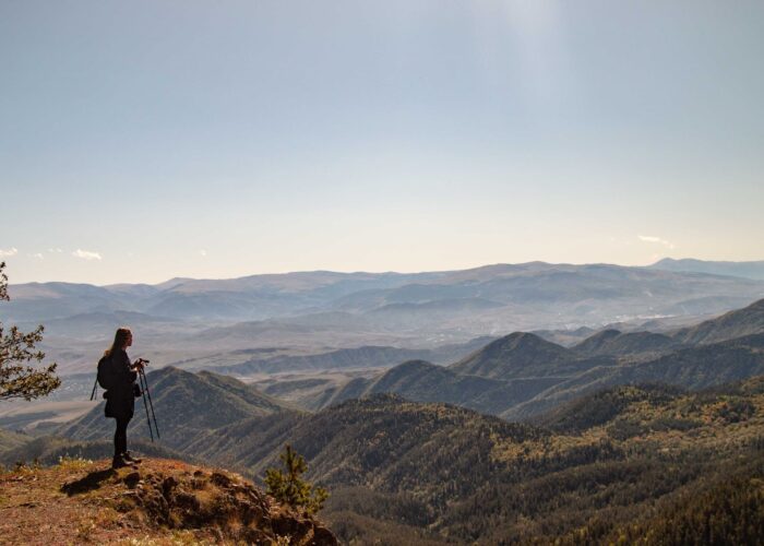 Tourist in Bordschomi National Park