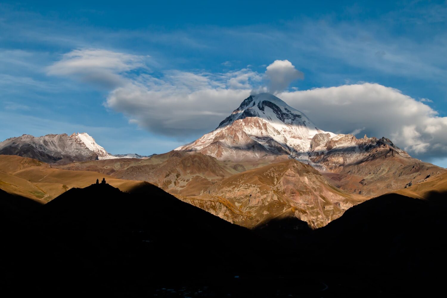 Sonnenaufgang auf Kazbek
