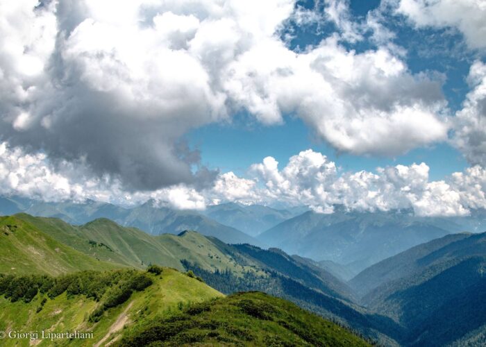 View towards the Svaneti Mountains
