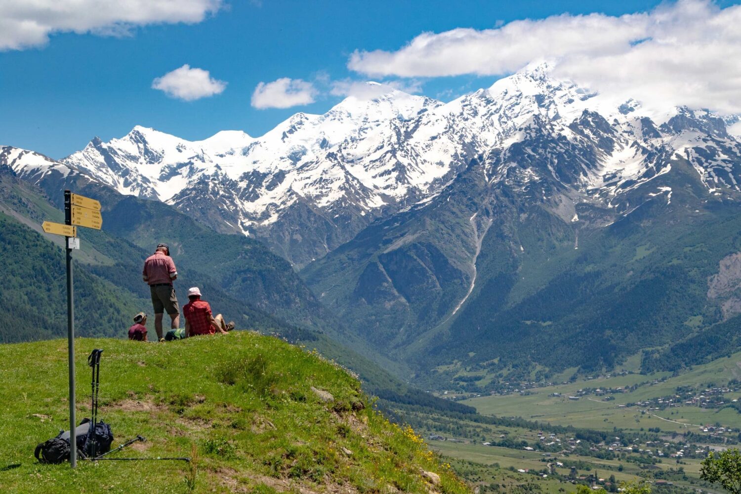 Sicht zum Tetnuldi Berg