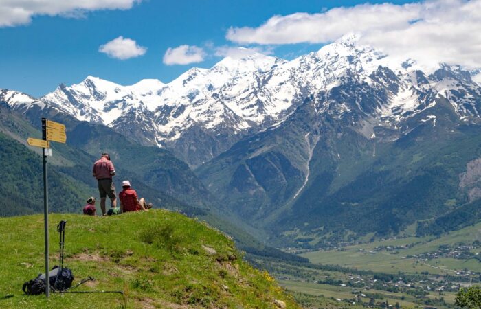 Sicht zum Tetnuldi Berg