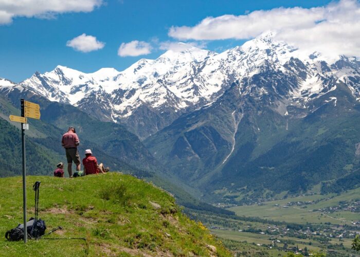 Sicht zum Tetnuldi Berg