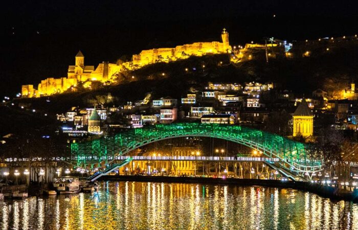 Altstadt Tiflis in der Nacht