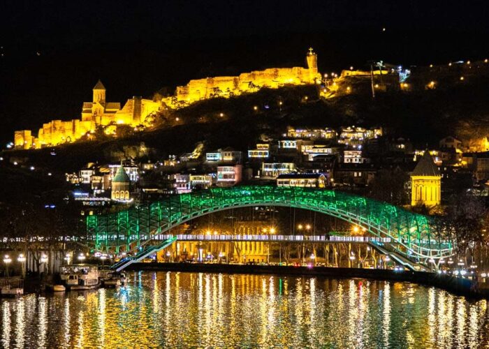 Altstadt Tiflis in der Nacht