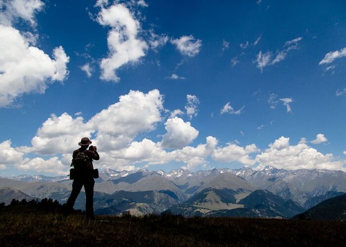 A guest in Tusheti National Park