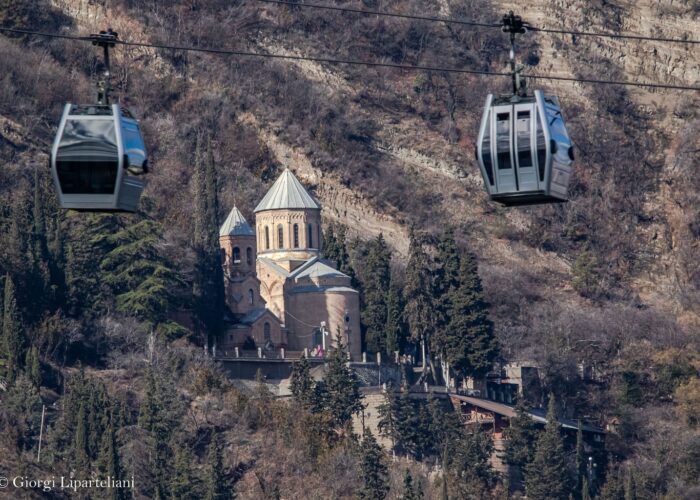 Cable car in Tbilisi