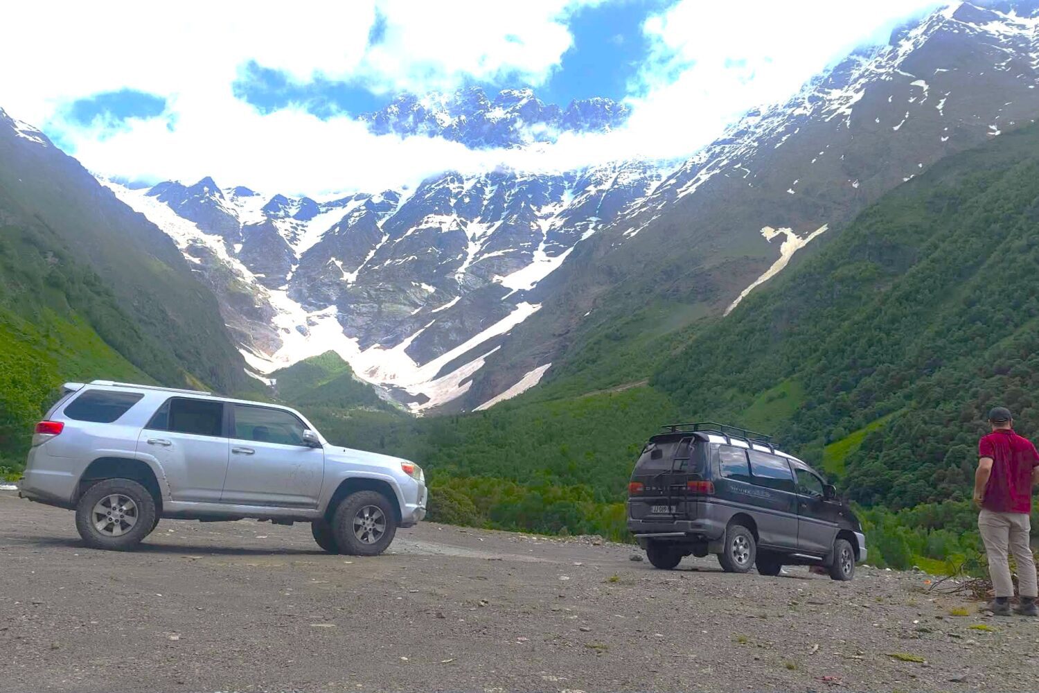 Am Ailama Berg - Familienreise in Georgien